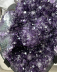 Natural Amethyst Crystal Cluster with Stand from Uruguay - MWS3175
