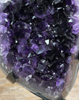 A+ Grade Natural amethyst Geode with Blue agate Shell - MWS1787