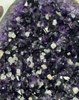 Large Natural Amethyst Specimen with Calcite Inclusions - MWS3092