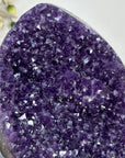 Large Natural Amethyst Cathedral with Blue Banded Agate Shell - CBP1135