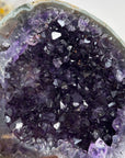 Rare Natural Amethyst Geode with Green Jasper Shell - MWS2082