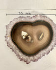 High-Quality Amethyst & Agate Stalactite Slices for Jewelers - Wholesale Bulk Pack - STS0076