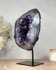 Beautiful Natural Large Amethyst Geode with Agate Shell - MWS1771