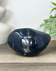 Quartz Geode Cave with Polished Agat Shell - STGE0034