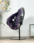 Deep Purple Natural Amethyst Geode Statement Piece - MWS2551