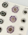 Wholesale Stalactite Slices for Jewelry Making - Bulk Flat Set - STS0061