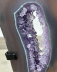 Unique Grey Agate & Amethyst Stone Portal - MWS1943
