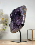 Beautiful Natural Amethyst, Metal Stand Included - MWS1916