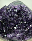XL Deep Purple Amethyst Crystal Cluster with Stunning Stalactite Eye Formation - MWS1773