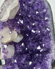 Natural uruguayan Amethyst Crystal with Calcite Formations - MWS3318
