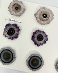 Natural Amerhyst Stalactite Slices Wholesale Flat - Ideal for Pendants - STS0036