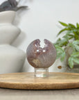 Amethyst Druzy Sphere Geode with Crystal Formation - SPH0175