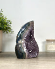 Amethyst & Agate Stone Flame Carving - FST0163