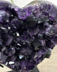 Deep Purple Natural Amethyst Stone Heart - HST0286
