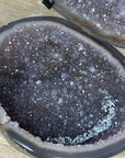 Stunning Polished Agate Geode with Amethyst Interior - MWS1986
