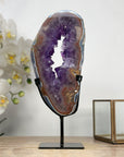 Beautiful Natural Amethyst Geode Slice Portal - MWS2007