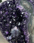 Uruguayan Amethyst Crystal Cluster with Stalactite Eye Formation - MWS2430