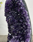 Large Uruguayan Amethyst Crystal on Metal Stand - MWS2595