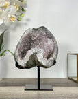 Amethyst Geode with Sugar Sparkling Crystals - MWS2691