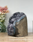 Natural Quertz Cathedral with Blue Agate Shell - CBP1033