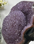 Stuning Natural Amethyst Cluster with Agate Shell - AWS1353