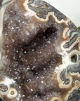 Natural Agate & Jasper Geode with Quartz Interior - MWS3166