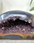 Amethyst & Blue Agate Stone Geode - STGE0076