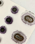 Amethyst Stalactite Slices Wholesale Flat - Ideal for Pendants - STS0055