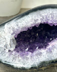 Natural Amethyst Geode with Quartz Shell - STGE0041