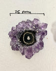 Amethyst Genuine Stalactite Slices Flat - Perfect for Crafting Unique Jewelry - STS0057