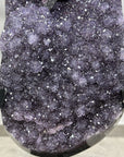 Unique Large Amethyst Cluster with Beautiful Calcite & Black Hematite Formation - MWS1803