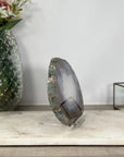 Natural Agate & Quartz Stone Slice for Home Decor - SLC0016