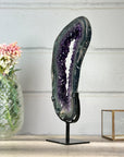 Large Amethyst & Agate Geode Silce Crystal Portal - MWS2757