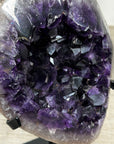 Natural Amethyst Geode with Large & Shinny Crystals - MWS2154