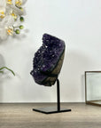 Premium Uruguayan Amethyst Stone on Stand - MWS3026