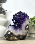 Uruguayan Amethyst & Agate Polished Statement Piece - CBP1403