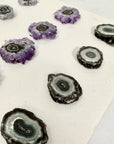 Amethyst Genuine Stalactite Slices Flat - Perfect for Crafting Unique Jewelry - STS0057