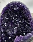 Raw Amethyst Geode with Deep Purple Crystal Cluster - CBP1227