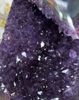 Unique Natural Amethyst Geode with Beautiful Agate Shell - MWS1870