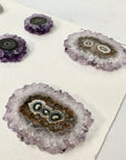Amethyst Stalactite Slices Wholesale Flat - Ideal for Pendants - STS0055
