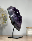Uruguayan Amethyst Geode with agate Shell - MWS1321