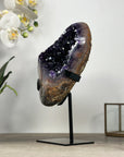 A+ Grade Deep Purple Amethyst Geode - MWS2027