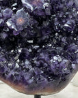 Large Top Quality Amethyst Stone Specimen, Deep Purple Color & Shinny Crystals - MWS1429