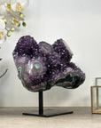 Beautiful Amethyst & Blue Agate Stalactite Formation - MWS2381