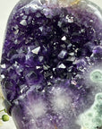 Top Quality Amethyst & Green Jasper Stone Geode - MWS1526