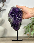 Natural Top Quality Uruguayan Amethyst Geode with Stand - MWS3235