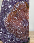 Unique Natural Amethyst Cluster with Rare Pseuda Calcite Formation - MWS1937