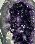 Large Natural Uruguayan Amethyst Geode with blue agate Shell - MWS3091