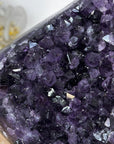 Natural Amethyst Crystal Cluster with Large & Shinny Crystals - MWS2067