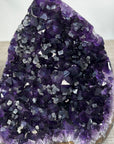 Amethyst Crystal Geode with Deep Purple Points for Home Decor - CBP1241